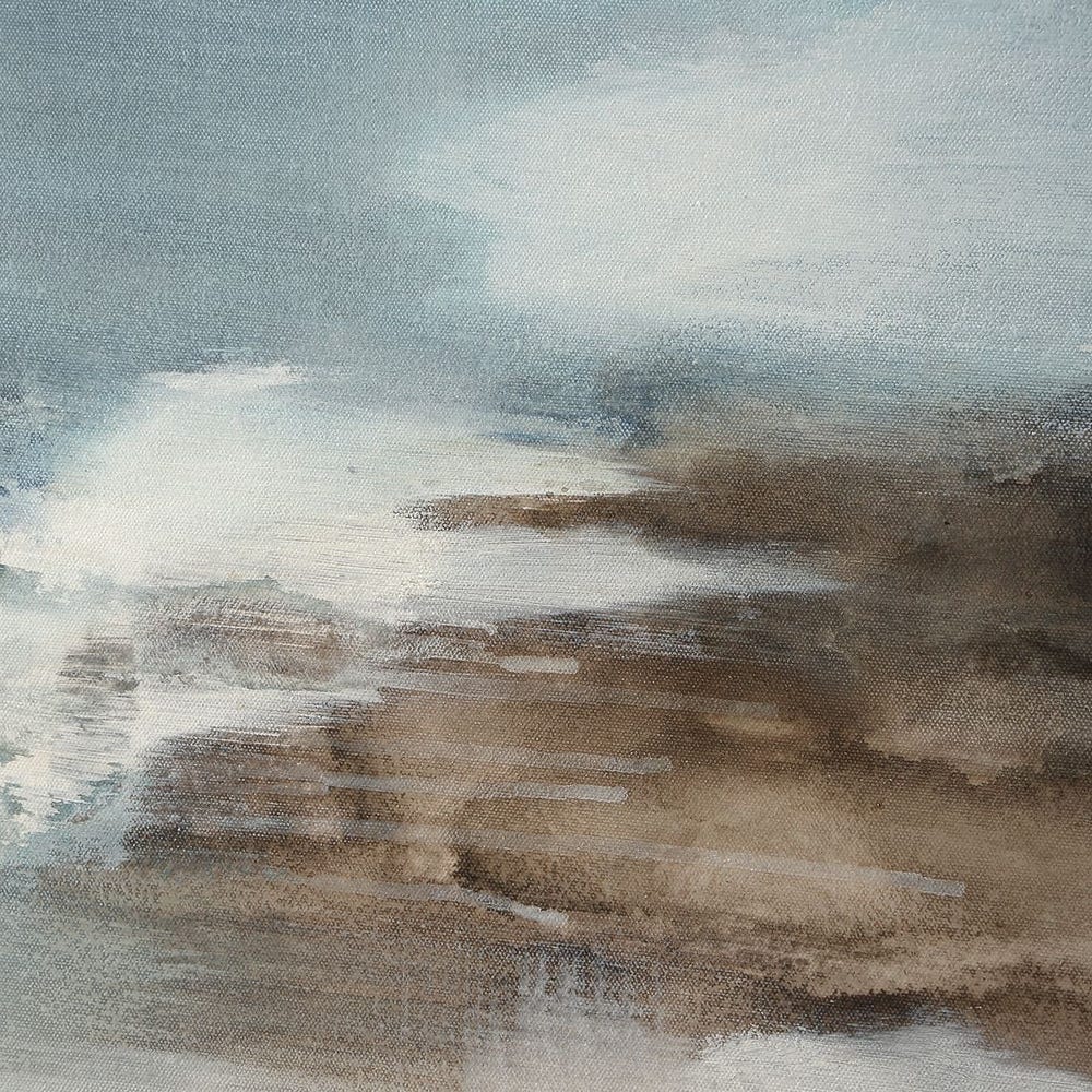 Chasing Blue Hand Painted Canvas