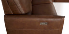 Everett Leather Modular Reclining Sectional