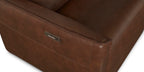 Everett Leather Modular Reclining Sectional