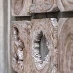 Bahati Wood Wall Decor in Whitewashed Set/9