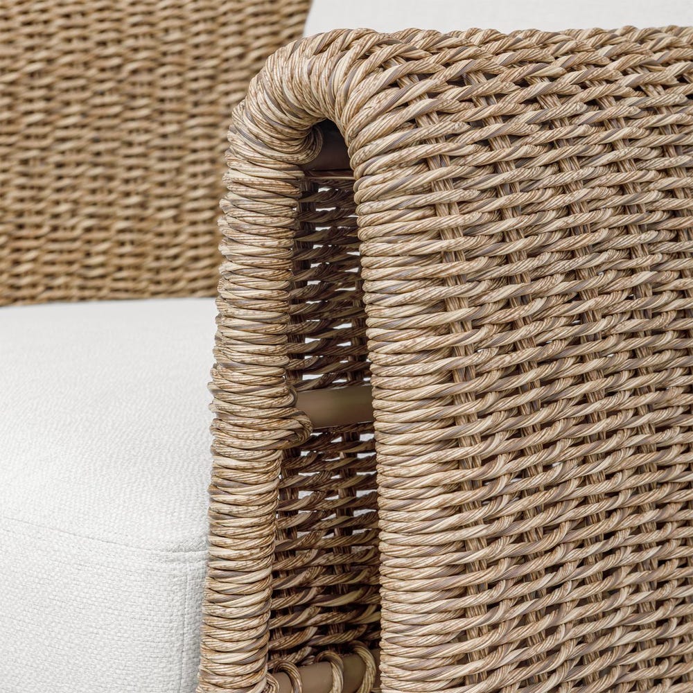 Tropic Golden Flax Outdoor Lounge Chair