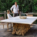 Stonewood Indoor-Outdoor Ping Pong Dining Table 2 Cartons