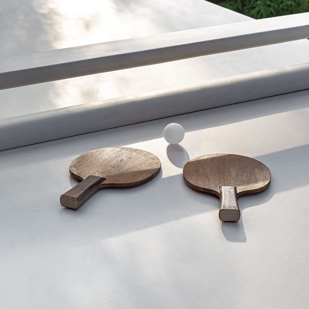 Stonewood Indoor-Outdoor Ping Pong Dining Table 2 Cartons