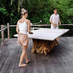 Stonewood Indoor-Outdoor Ping Pong Dining Table 2 Cartons
