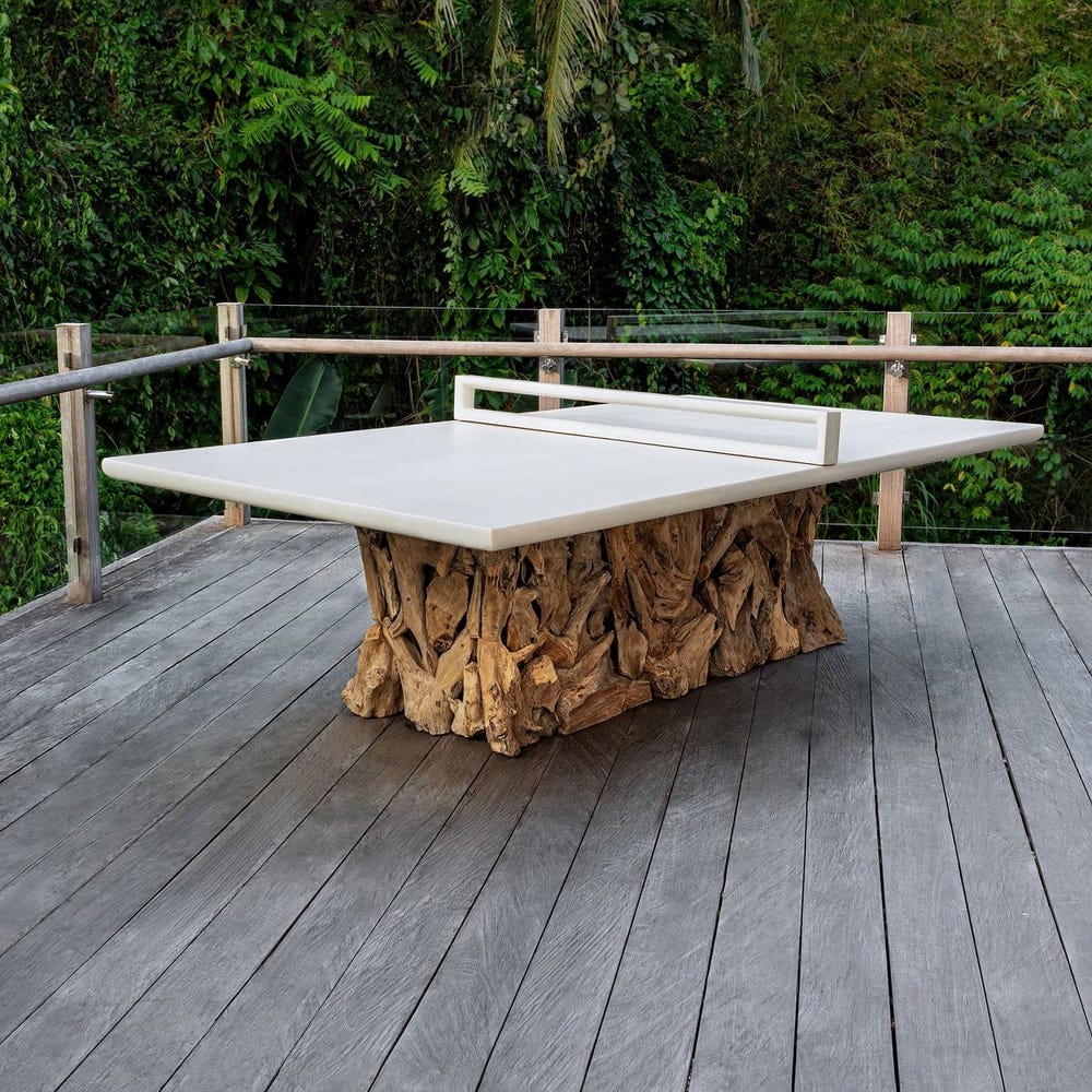 Stonewood Indoor-Outdoor Ping Pong Dining Table 2 Cartons