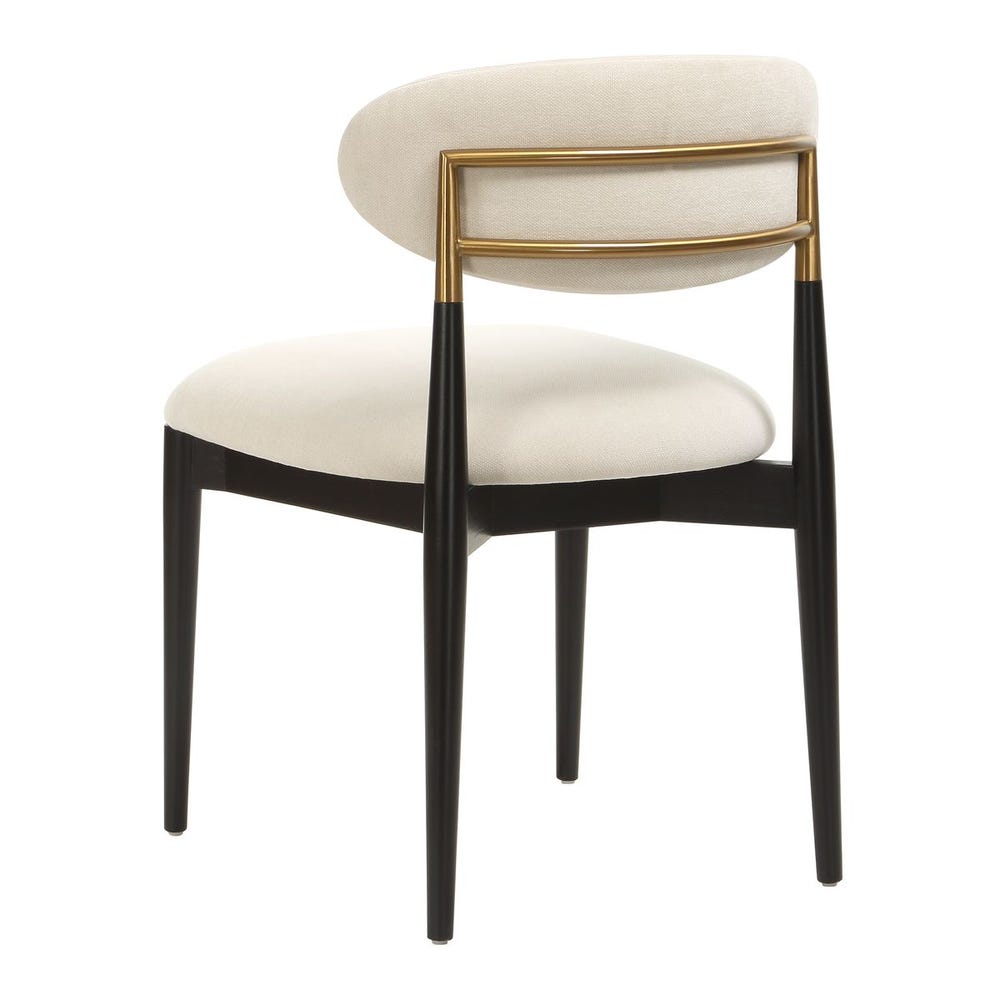 Moxie Black Armless Dining Chair Set/2