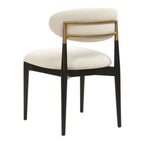 Moxie Black Armless Dining Chair Set/2