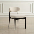 Moxie Black Armless Dining Chair Set/2