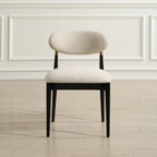 Moxie Black Armless Dining Chair Set/2