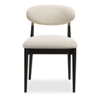 Moxie Black Armless Dining Chair Set/2