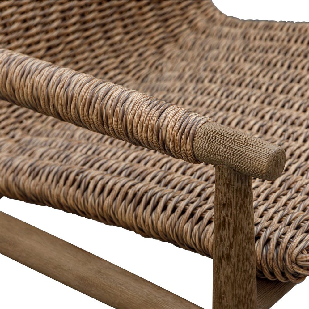 Sumba Golden Flax Outdoor Lounge Chair