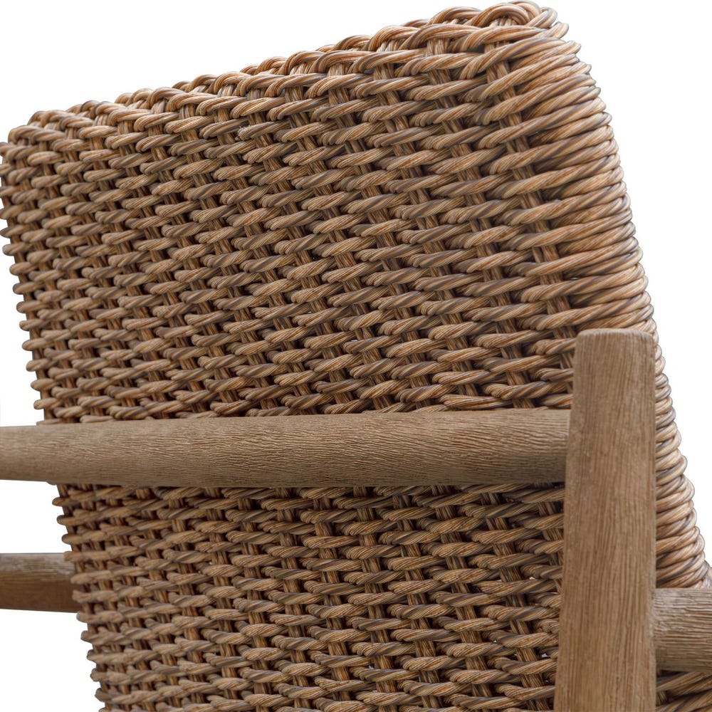 Sumba Golden Flax Outdoor Lounge Chair