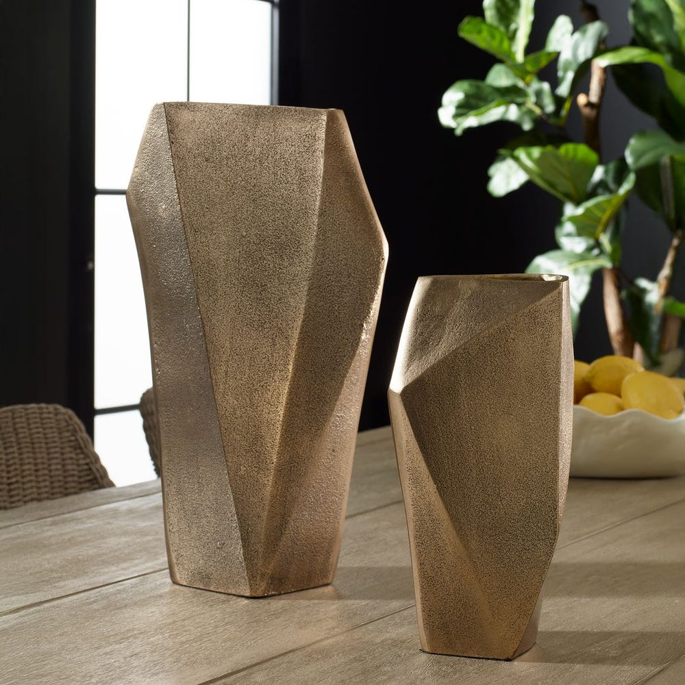 GeoForm Indoor-Outdoor Vases Set/2