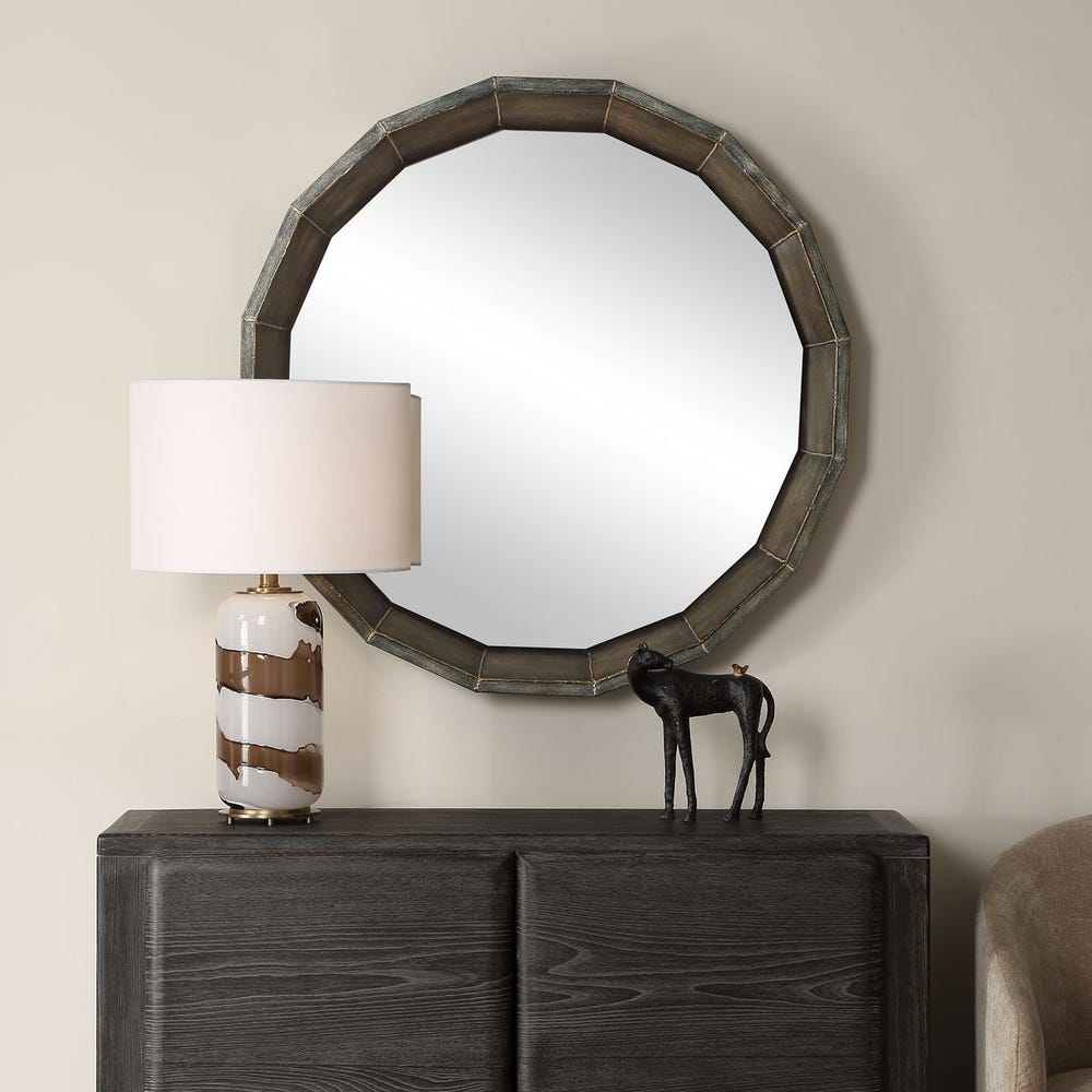 Neve Round Mirror