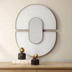 Encase Oval Mirror