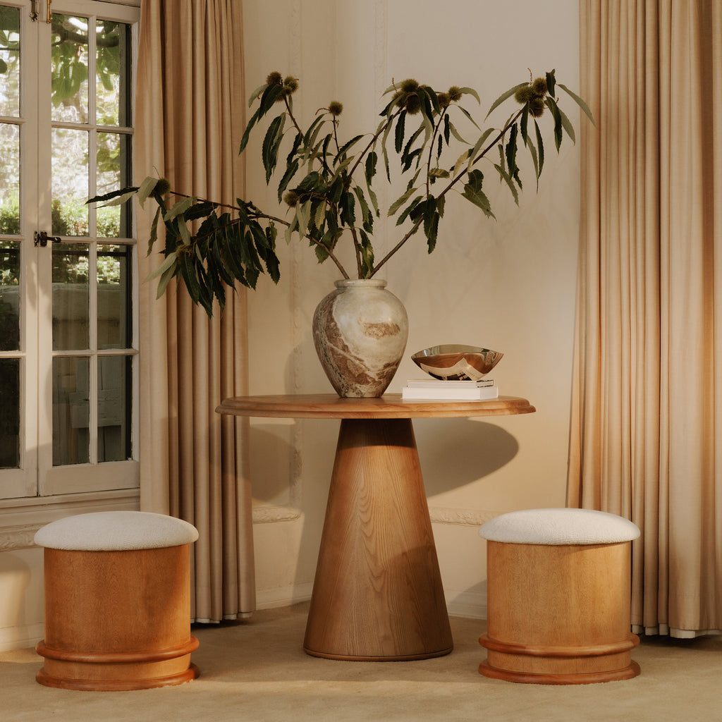 Piccolo Storage Stool Flecked Oatmeal