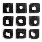 Bahati Wood Wall Decor in Ebony Set/9