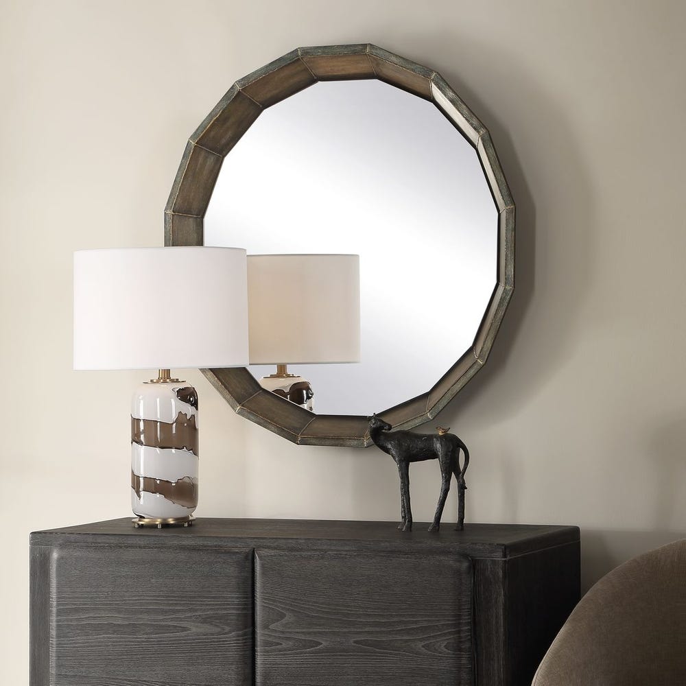 Neve Round Mirror