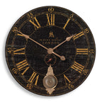 Bond Street 30" Black Wall Clock
