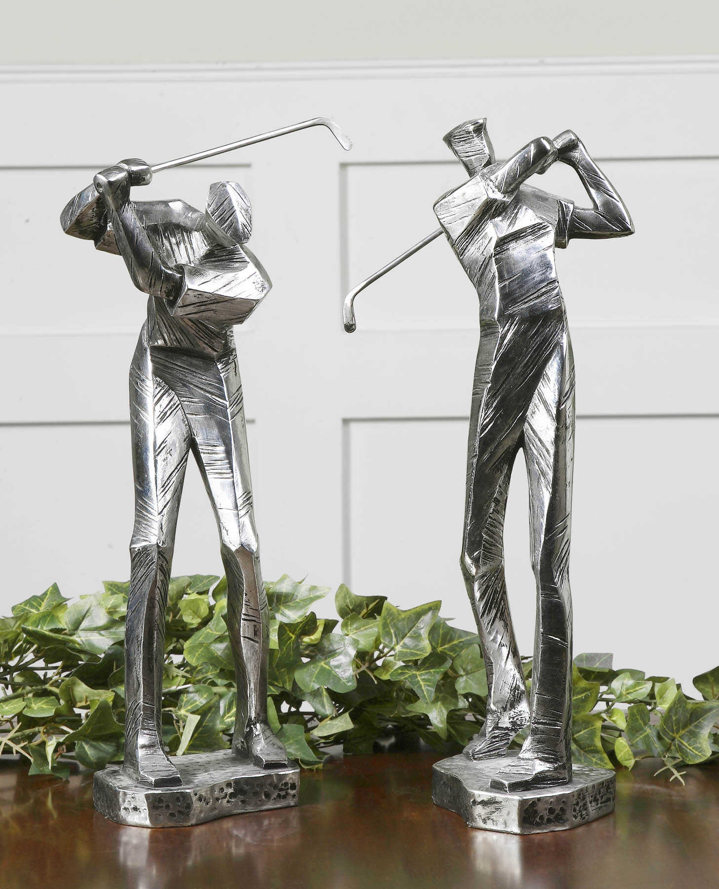 Practice Shot Metallic Statues Set/2
