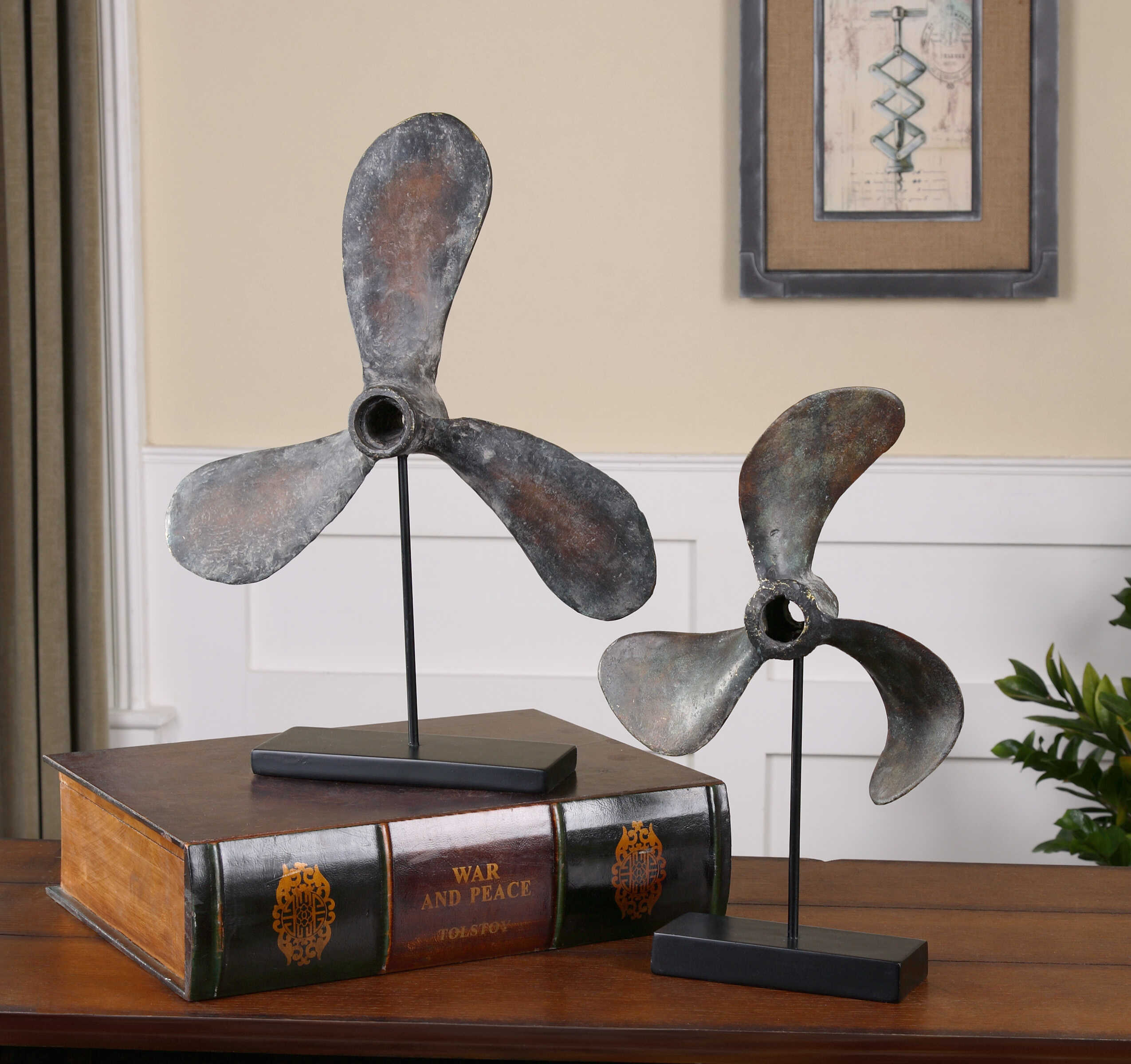 Propellers Rust Sculptures Set/2