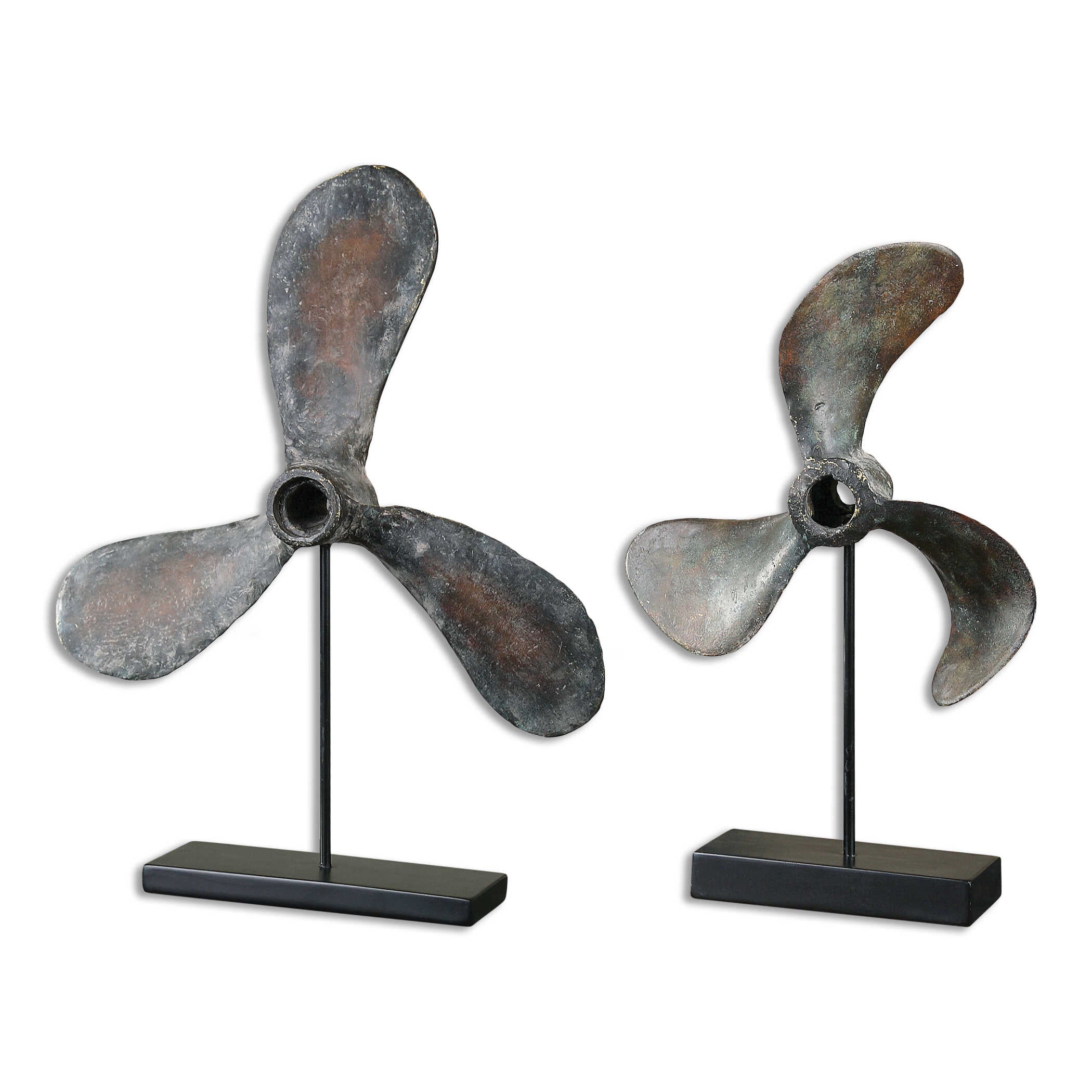 Propellers Rust Sculptures Set/2