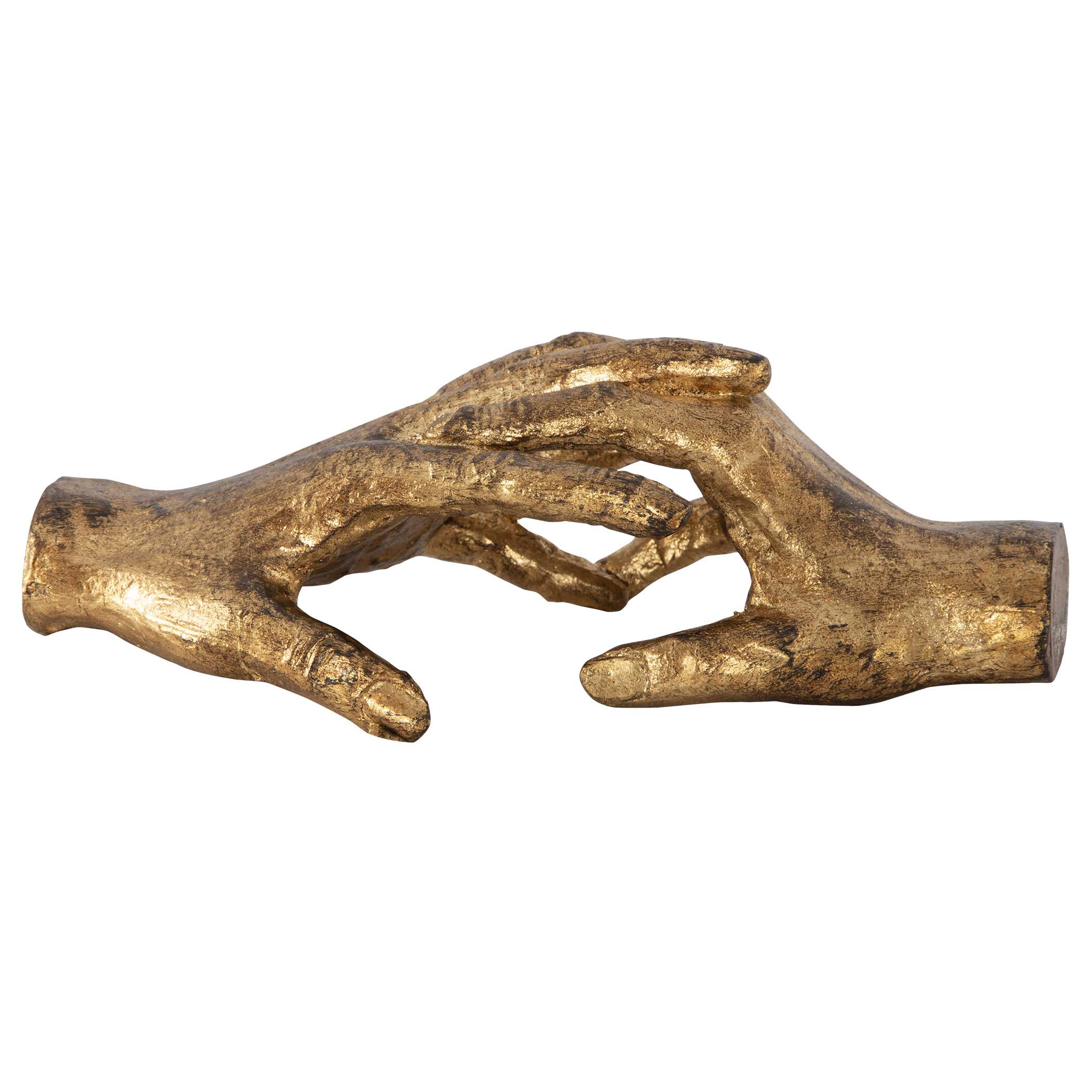 Hold My Hand Gold Sculpture