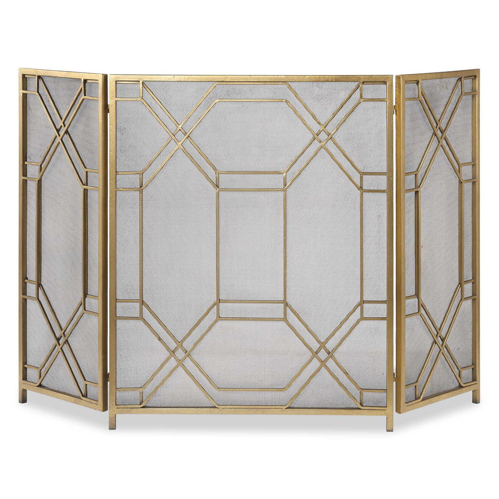 Rosen Gold Fireplace Screen