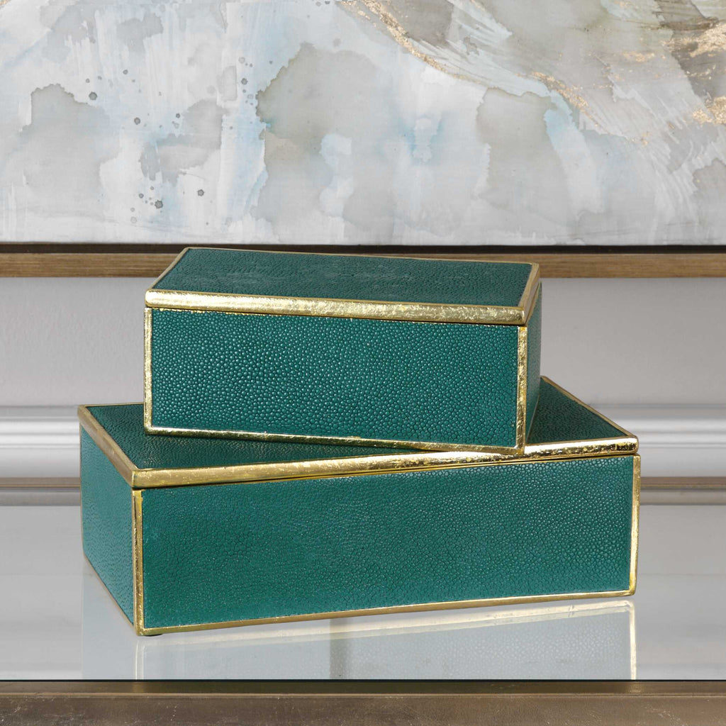 Karis Emerald Green Boxes Set/2