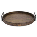 Reine Round Wooden Tray