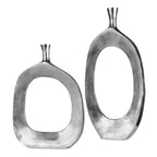 Cierra Aluminum Vases Set/2