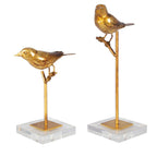 Passerines Bird Sculptures Set/2