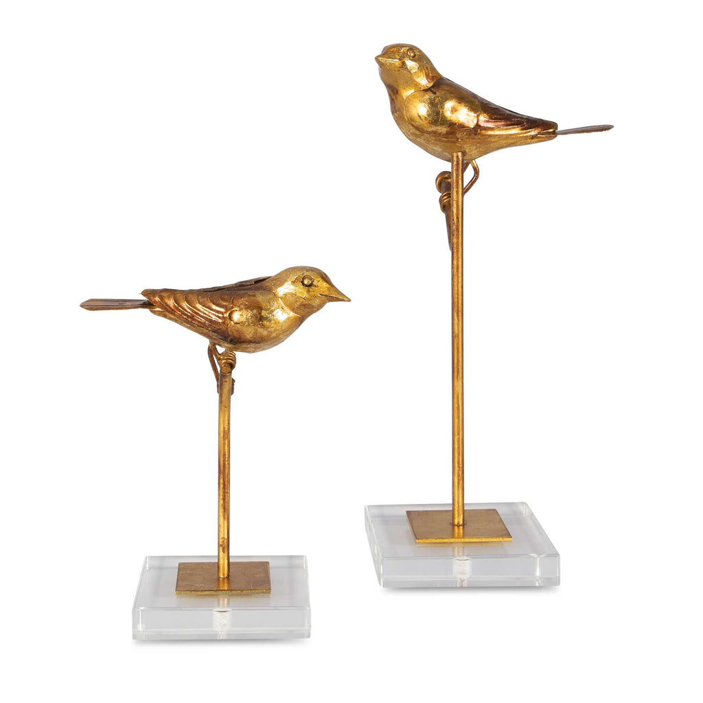 Passerines Bird Sculptures Set/2