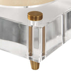 Claire Crystal Block Candleholders Set/2