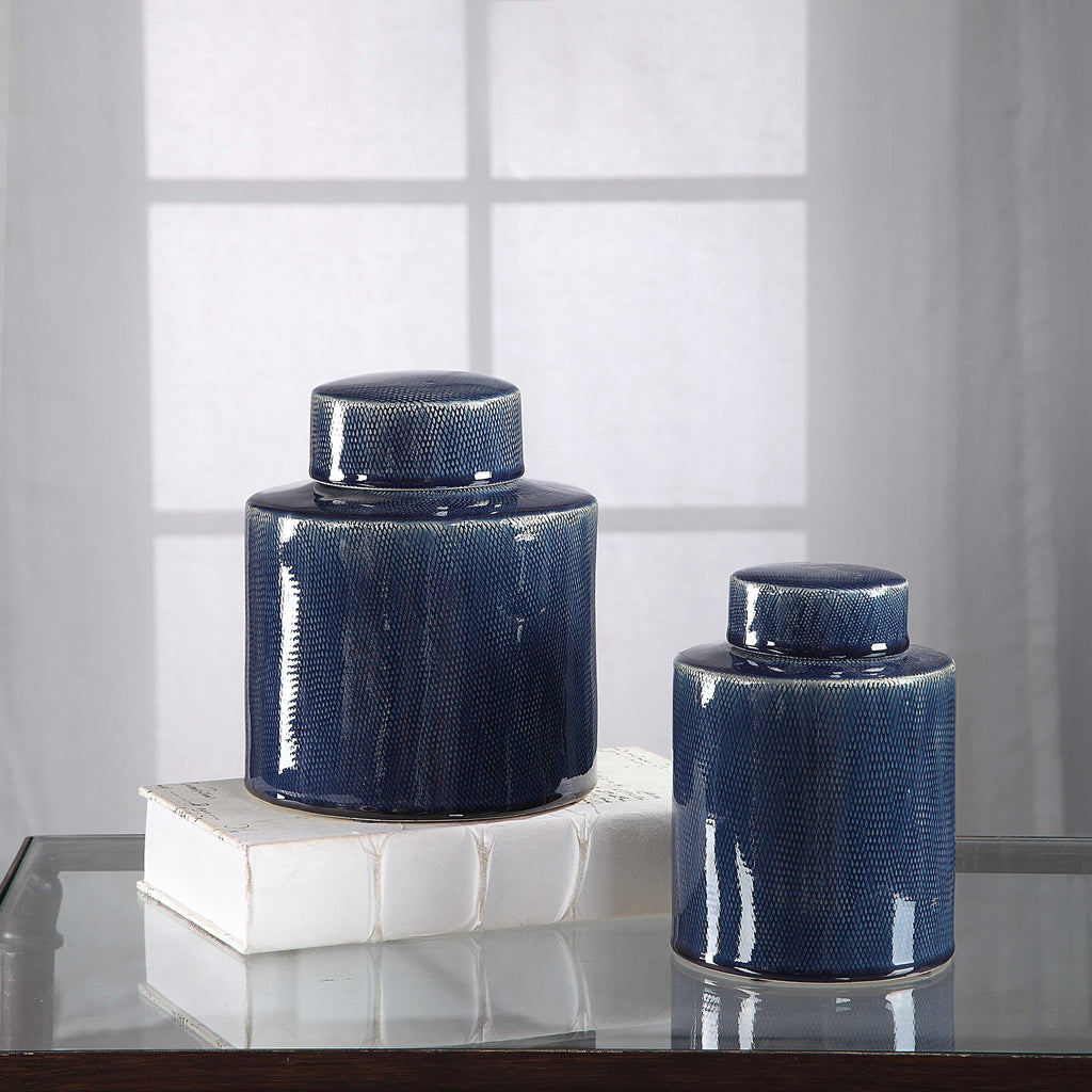 Saniya Blue Containers Set/2