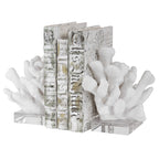 Charbel White Bookends Set/2