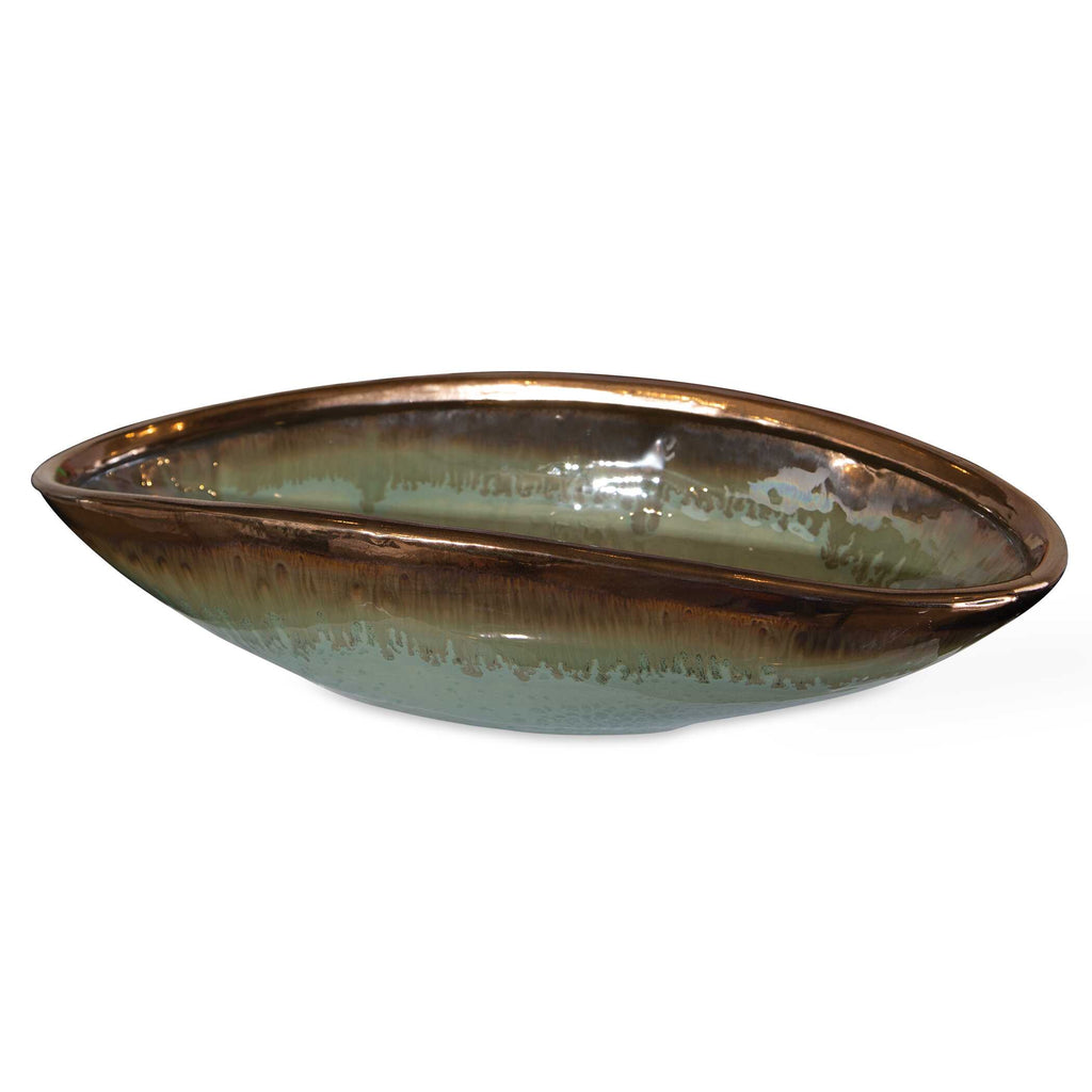 Iroquois Green Glaze Bowl