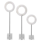 Coin Toss Marble Rings Set/3