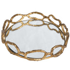 Cable Chain Mirrored Tray