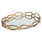 Cable Chain Mirrored Tray