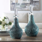 Almera Dark Teal Bottles Set/2
