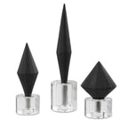 Alize Black Sculptures Set/3