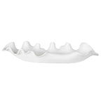 Ruffled Feathers Modern White Bowl