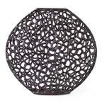 Web Dark Bronze Vase