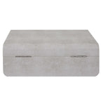 Lalique White Shagreen Box