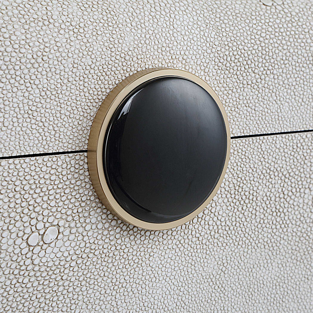 Lalique White Shagreen Box