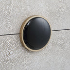 Lalique White Shagreen Box