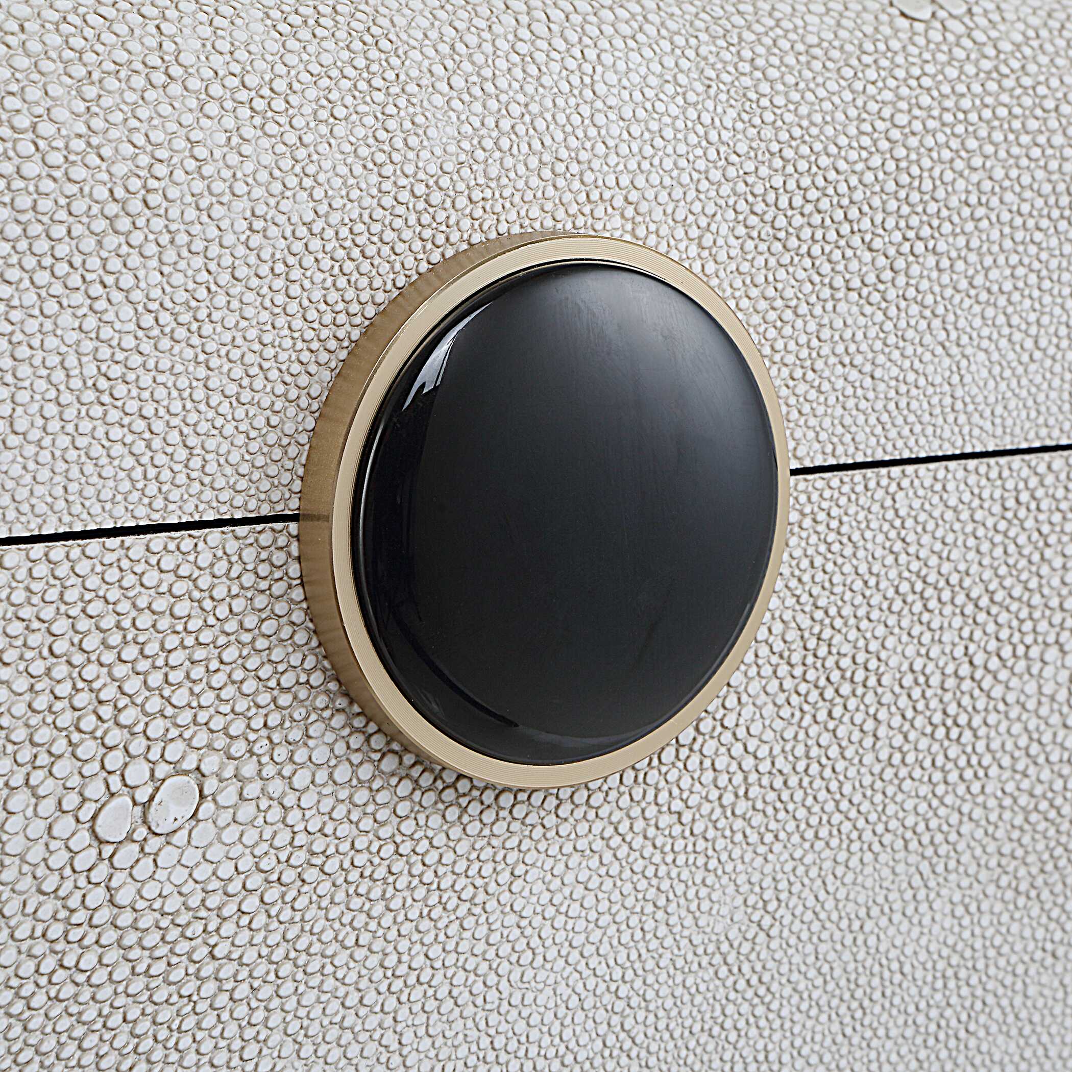 Lalique White Shagreen Box