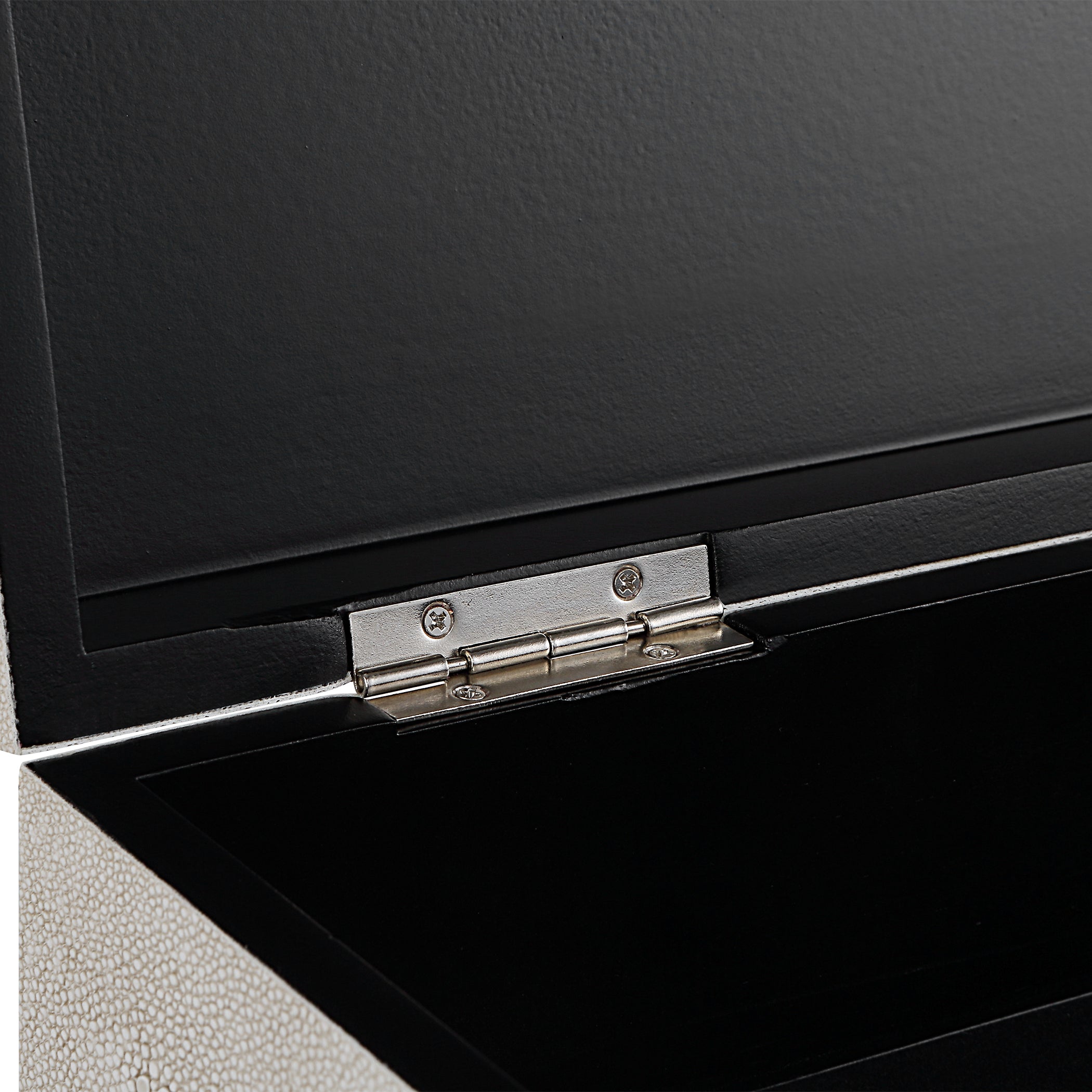 Lalique White Shagreen Box