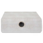 Lalique White Shagreen Box